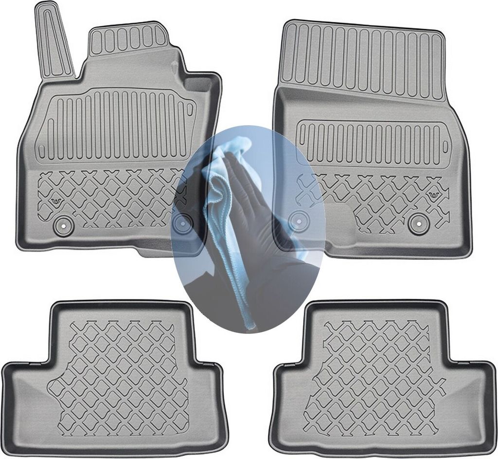Z522056 TPE-Gummifußmatten kompatibel mit Mazda CX-60 Allradantrieb Steilheck Geländewagen SUV 5-türer 2022-