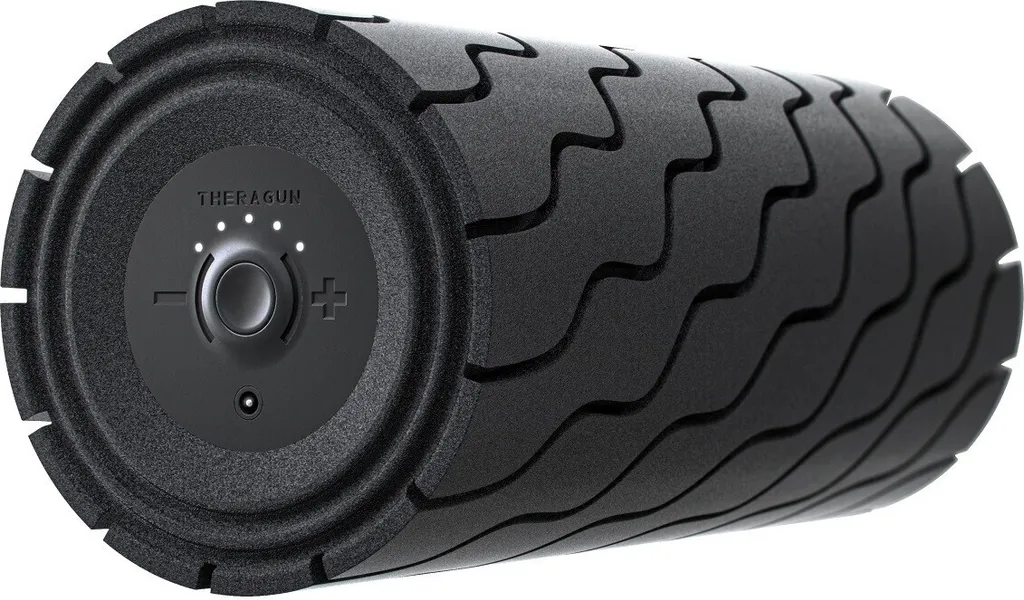Rouleau de massage pour échauffement et étirements Theragun Roller noir