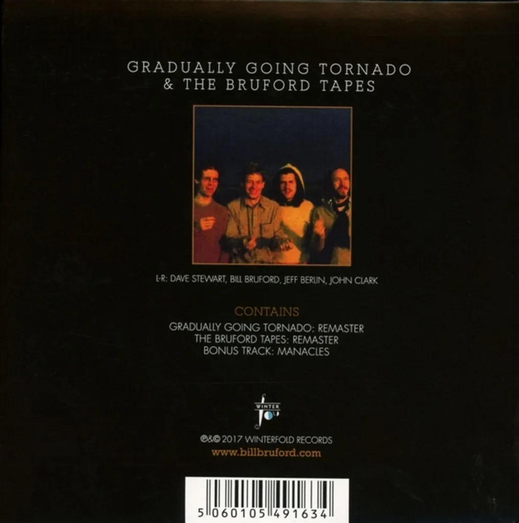 Bruford 2CD Edition Remastérisée Gradually Going Tornado et Live Tapes Rock - 2