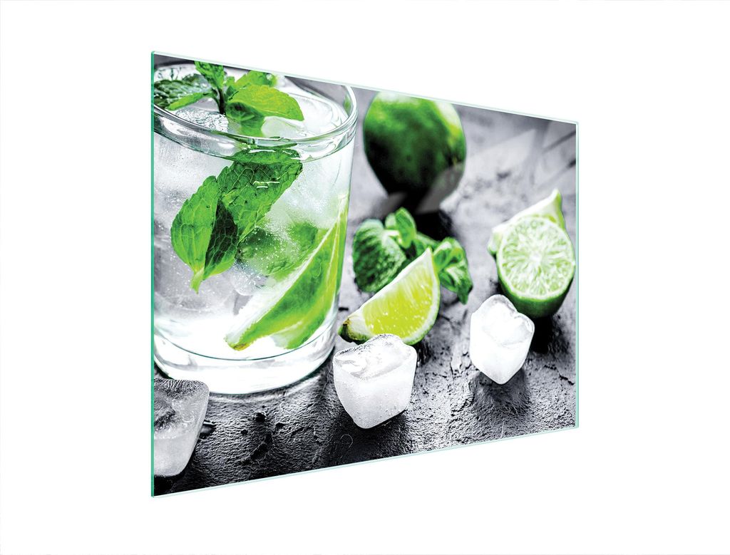 Glasschneidebrett 40x30 Limette