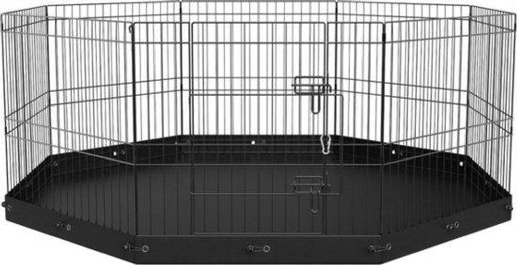 Hundebox 8 Stück - hohe Tierbox - mit Bodenmatte