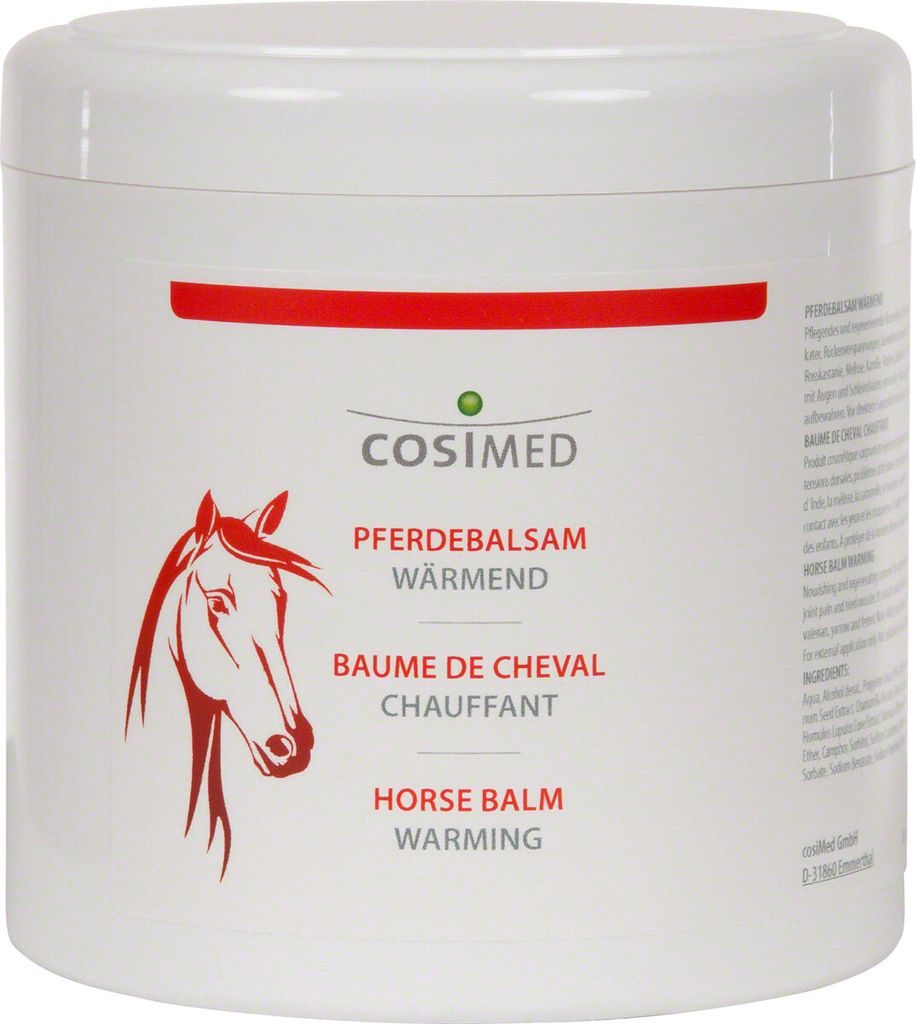 cosiMed Pferdebalsam wärmend, Pferdesalbe, 500 ml
