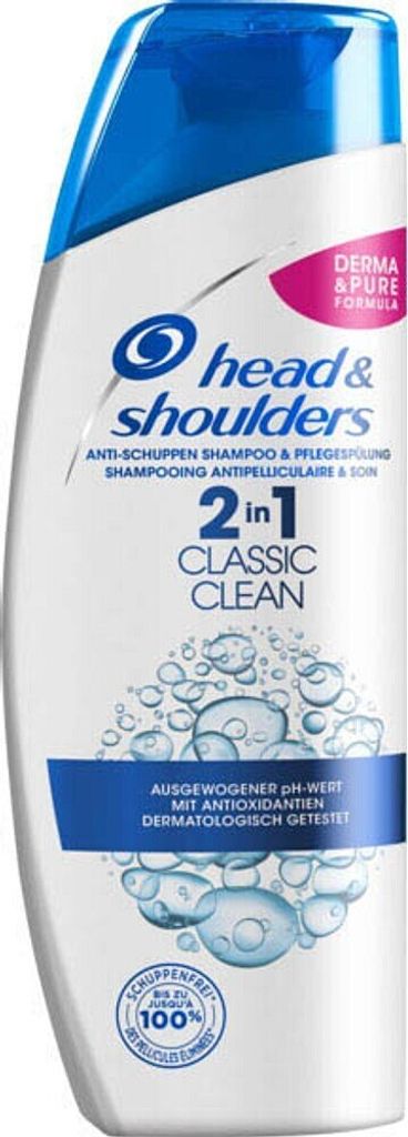 Head & Shoulders Classic Clean 2in1 Anti-Schuppen Shampoo, Produktbild 2