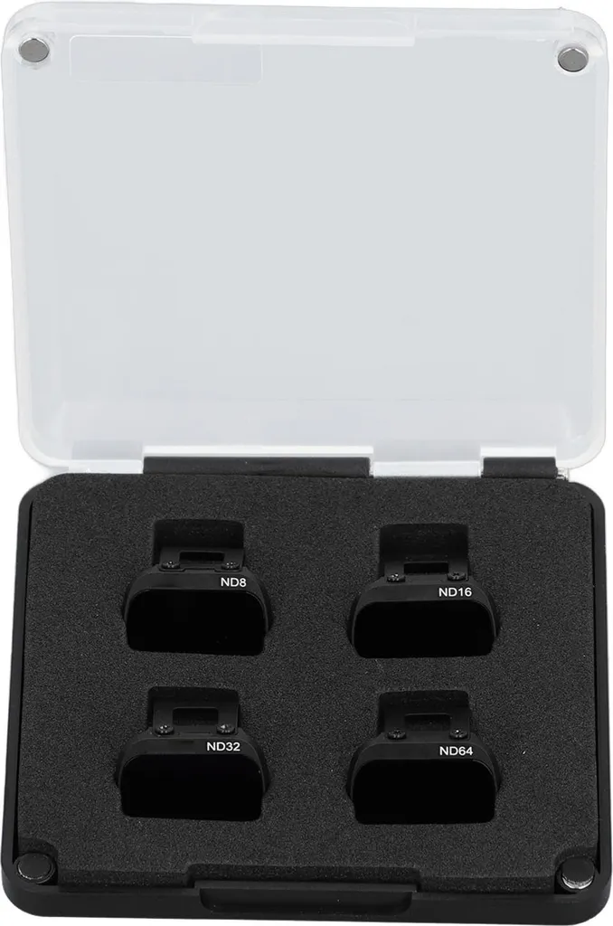 Éviter la Surexposition Drone : Pack 4 Filtres ND8-64 avec Cadre Alliage