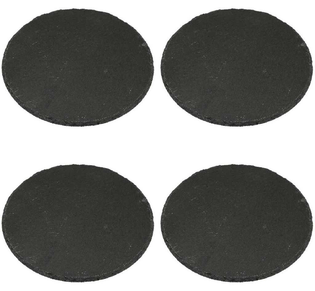 Schieferplatten im 4er Set Servierteller Ø 20 cm Produktbild 