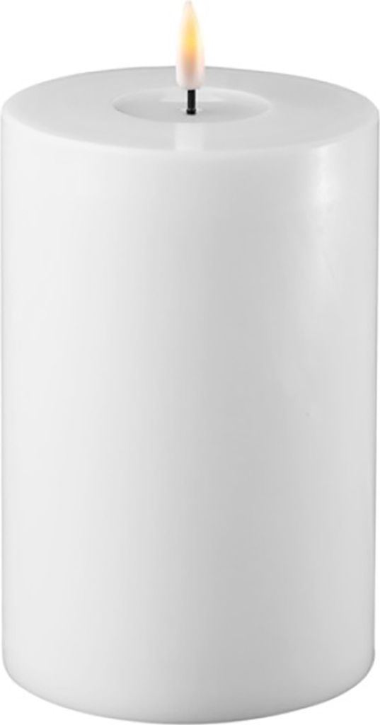 LED Kerze Weiss 10 x 15 cm
