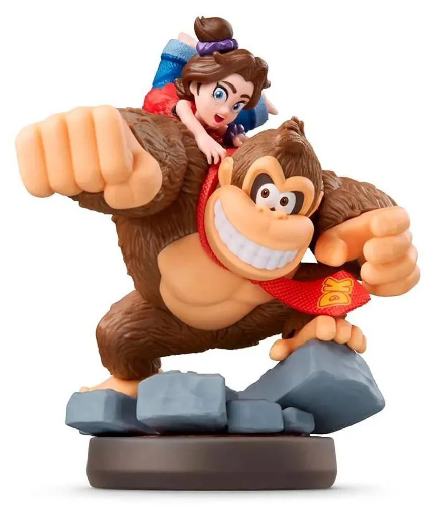 Pack de Figurines Amiibo Donkey Kong et Pauline Nintendo pour Collection