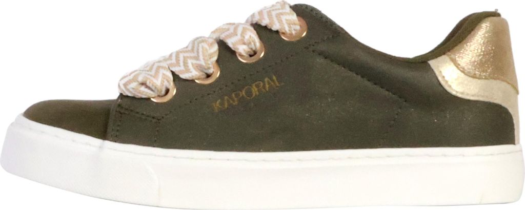 Sneaker Severine Silber aus Synthetik mit Schnürsenkeln, niedrige Version und Metallösen
