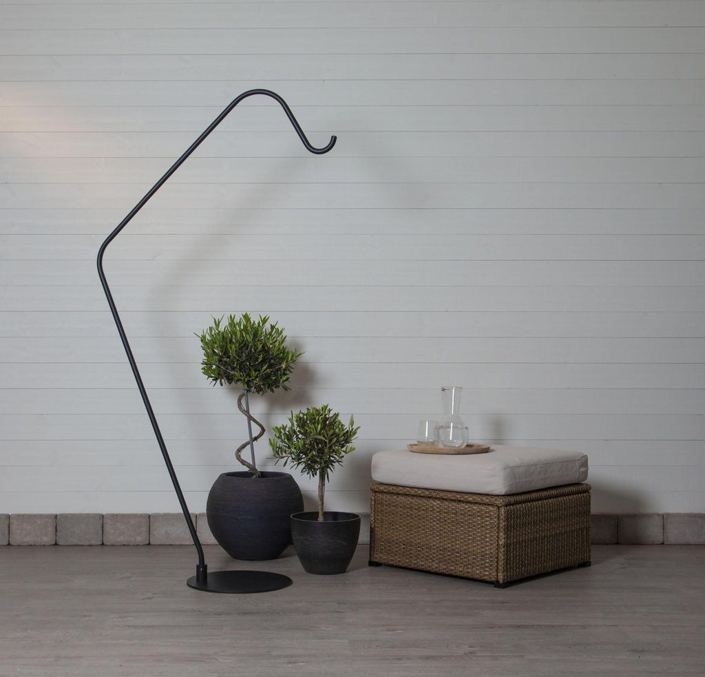 STAR Trading Lampenständer Mark 176cm Metall schwarz Produktbild 
