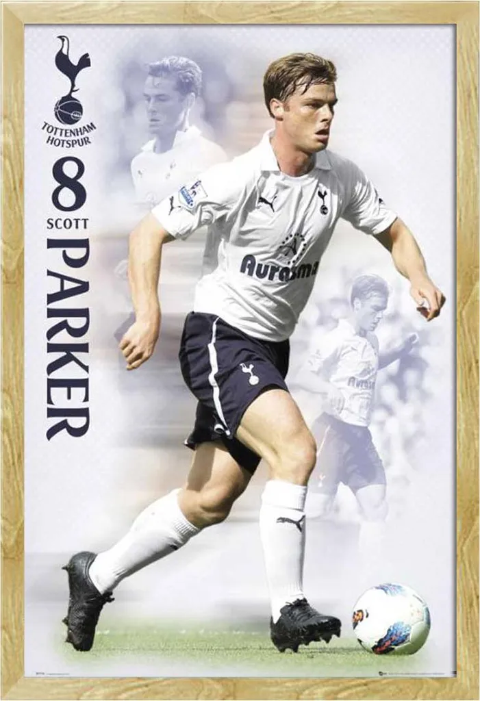 Décoration murale Tottenham Parker 11/12 cadre Shinsuke bois de hêtre