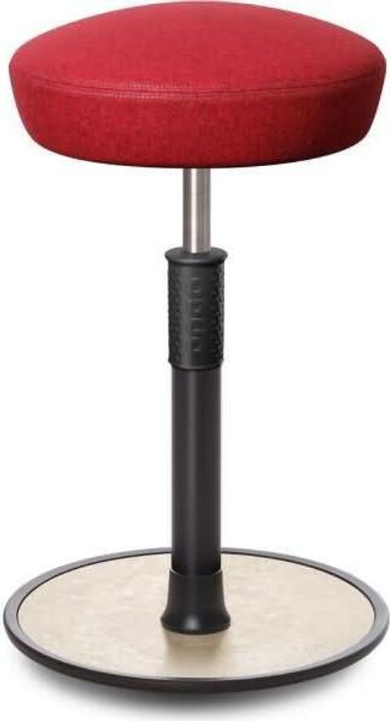 Sitz- Stehhocker Free Tall Hutsitz kvadrat Divina Melange Rot schwarz /creme.