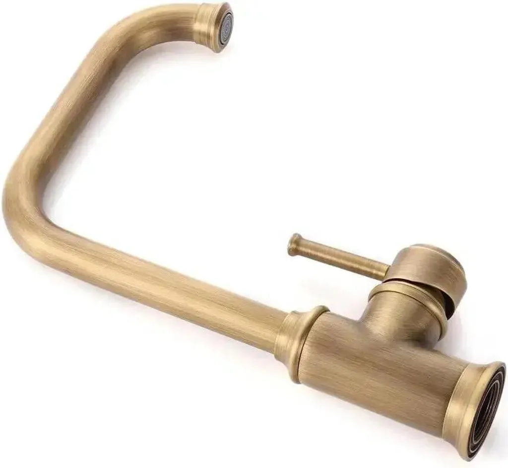 Miscelatore Cucina Oro | Rubinetto Girevole 360° Facile Pulizia