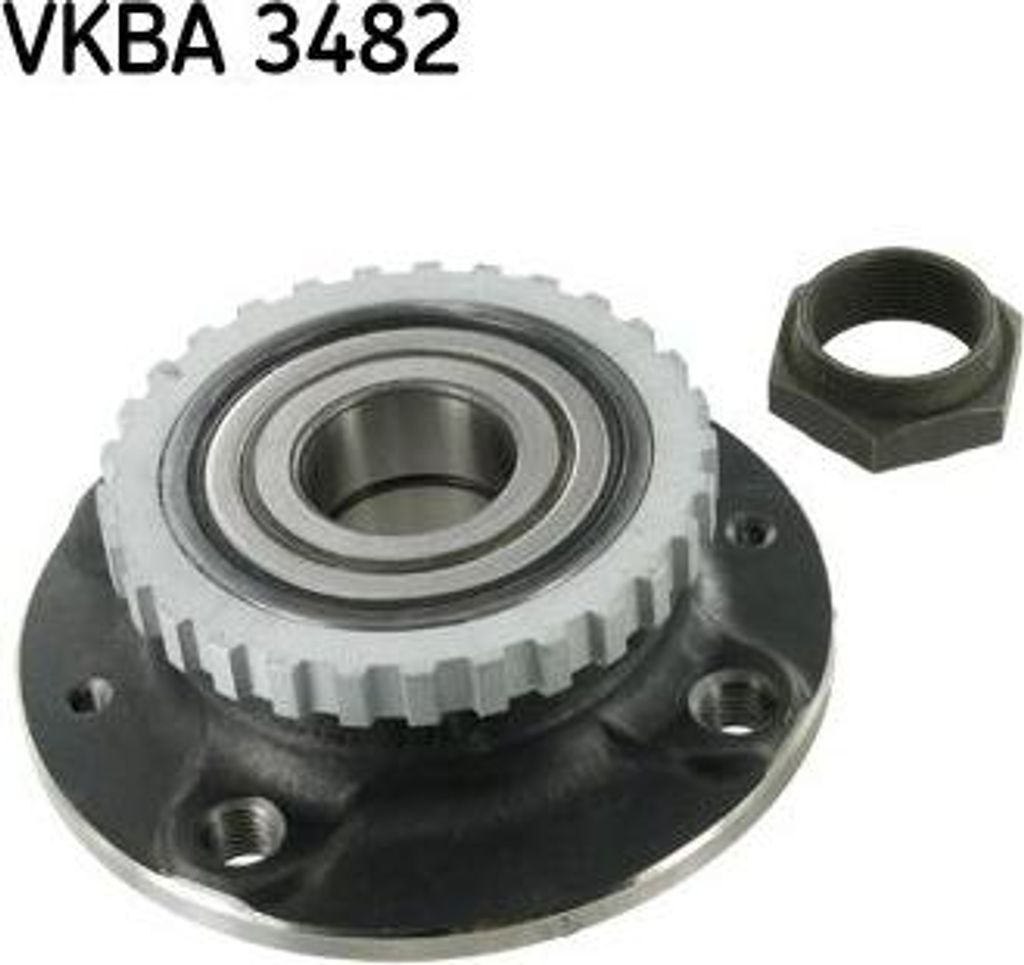 SKF VKBA 3482 Radlagersatz OE 370172 kompatibel mit Berlingo, Partner
