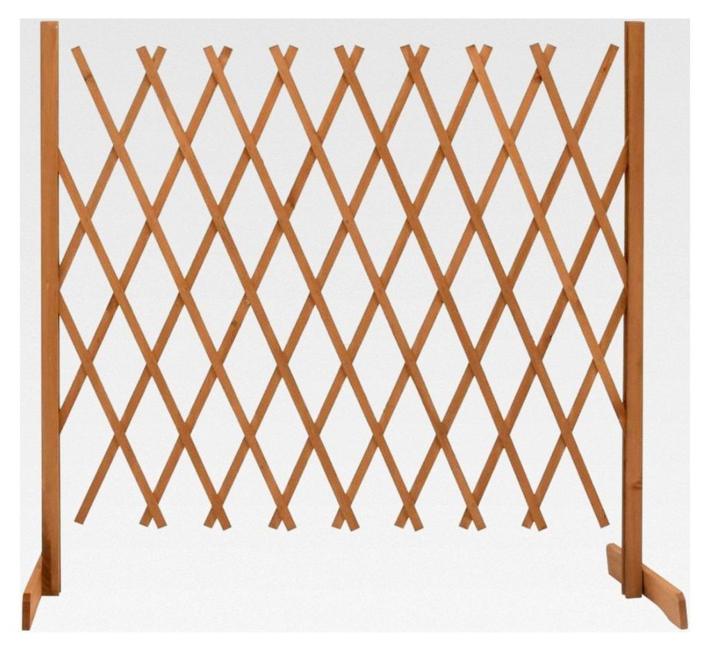 Zaun und Absperrungen, Zaunpaneele, Gartenzaun, Orange, 180 x 100 cm, Massivholz
