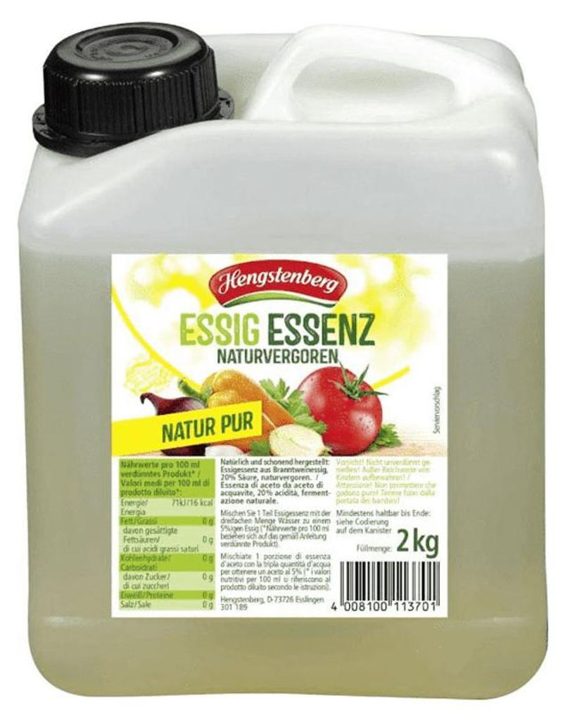 Esencja octowa Hengstenberg naturalnie fermentowana 20% Zdjęcie produktu 