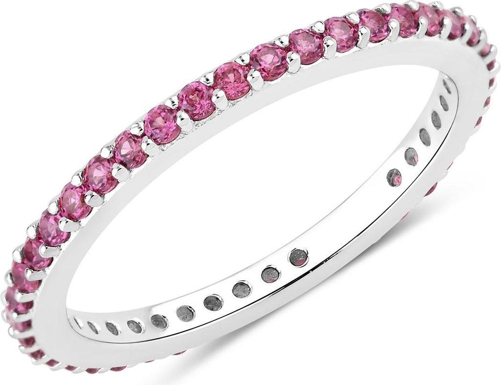 Ring Sterling Silber Rhodolit pink 56
