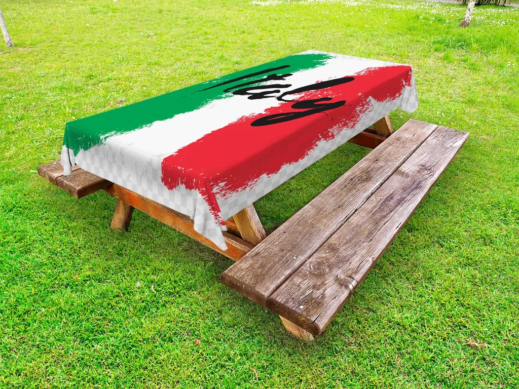 Nappe Italie Déperlante et Résistante Imprimé Numérique 145 x 210 cm