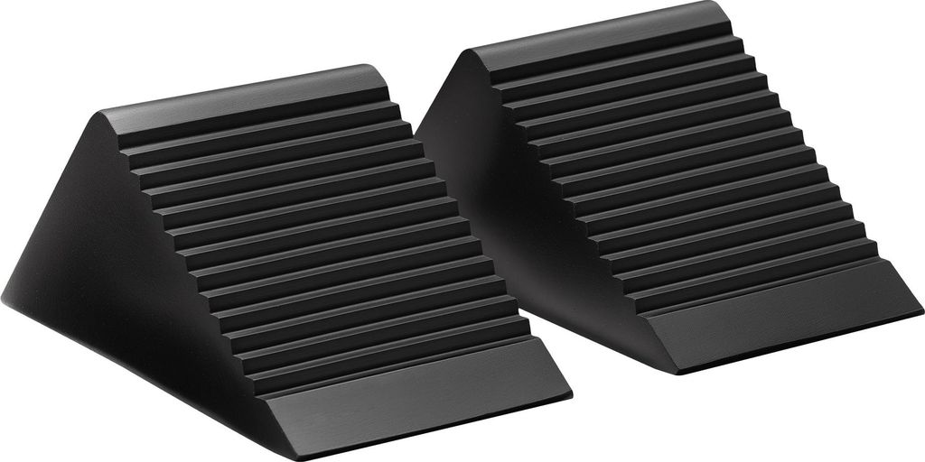 Wiltec gumové klíny na kola 129 x 77 x 60 mm Sada 2 Obrázek produktu 