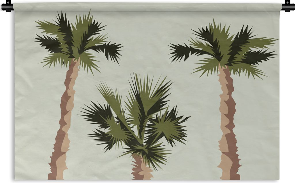 MuchoWow® Wandteppich Wandbehang Palme - Sommer - Tropisch Produktbild 