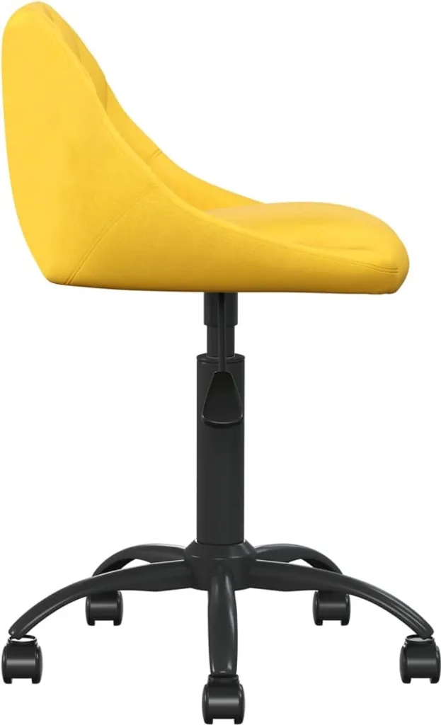 Sedia Ufficio SYFAX™ Senape: Velluto Soft e Altezza Regolabile - 2