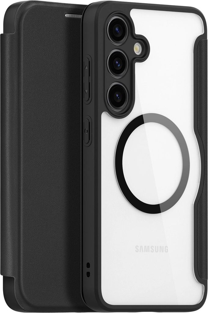 Dux Ducis Skin X Pro Hülle für Samsung Galaxy S24 mit MagSafe und Flip - Schwarz