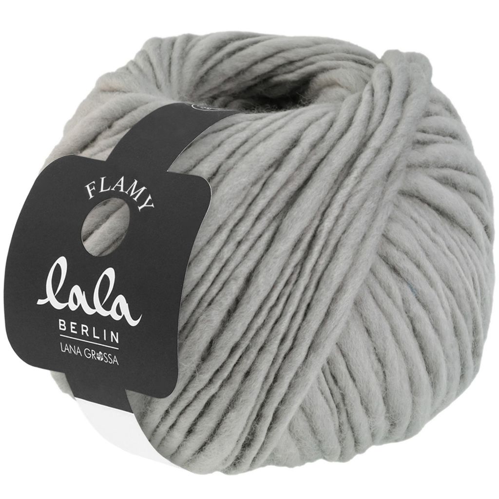 Lana Grossa lala Berlin Flamy, Farbe:005 - Hellgrau Produktbild 