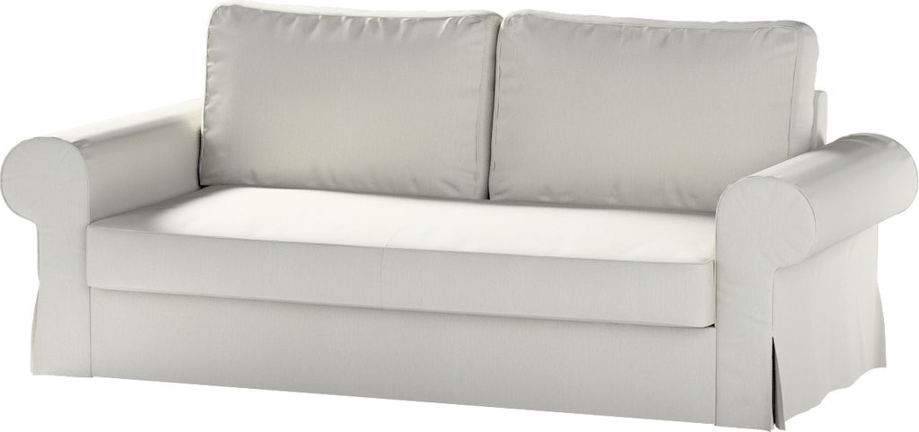 Dekoria Bezug für Backabro 3-Sitzer Sofa ausklappbar, mittelgrau, Bezug für Backabro 3-Sitzer Sofa