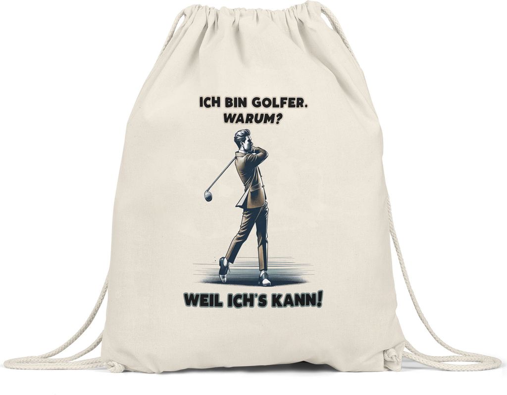 Ich bin Golfspieler Warum Weil ich's kann Schicker Produktbild 