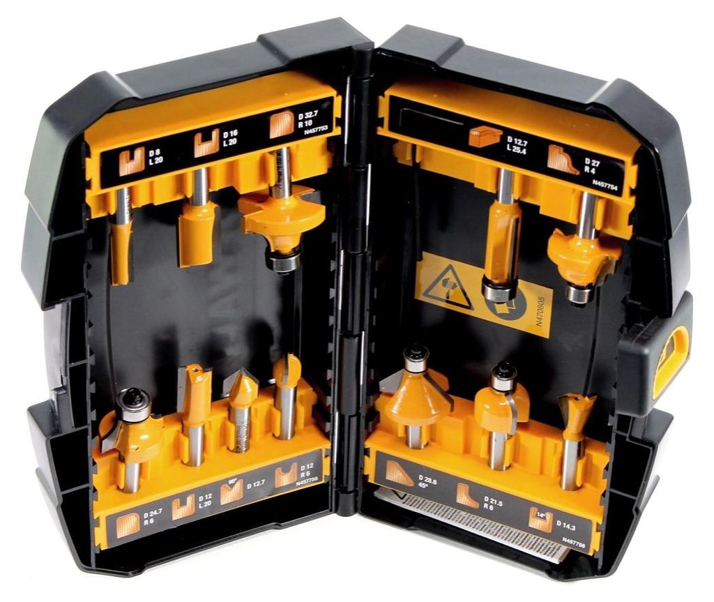 DeWalt Hartmetall Fräser-Set DT90016 Rückschlagfrei, hohe Produktbild 