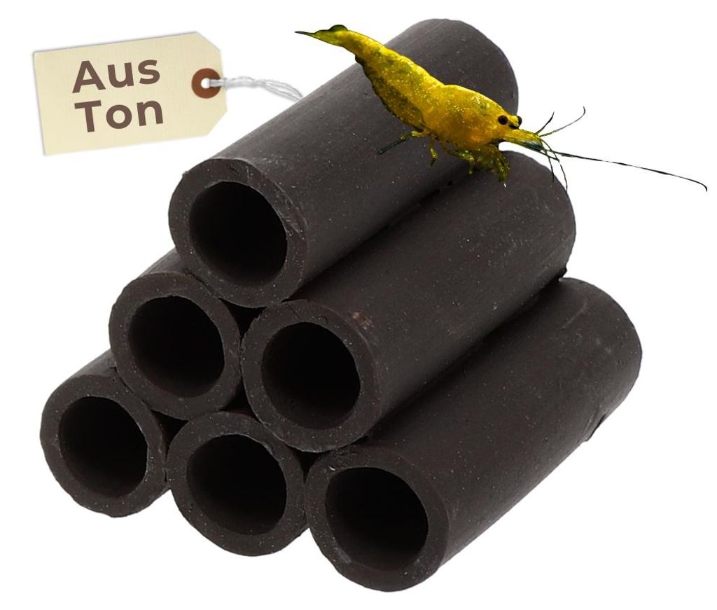 Aquariendeko Pyramide 6er Set Aquarium Deko Höhle Versteck Produktbild 