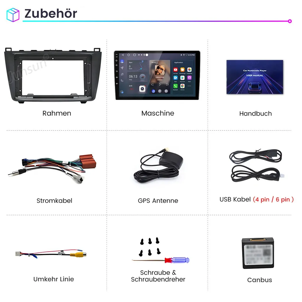 Sistema Infotainment Mazda 6 Android 15 Hexinex 9" 2GB 64GB - 19