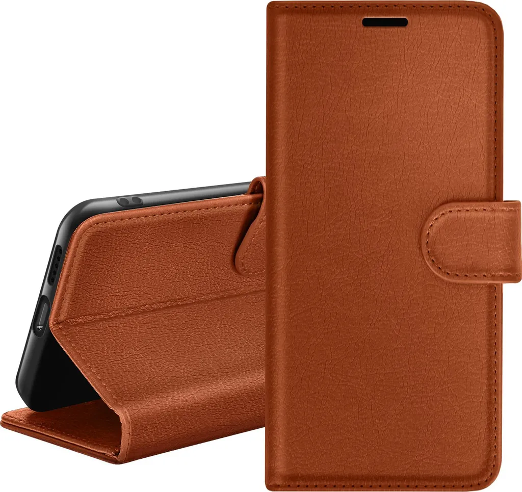 Zanaé Custodia Redmi Note 14 4G Marrone - Wallet Case e Stand