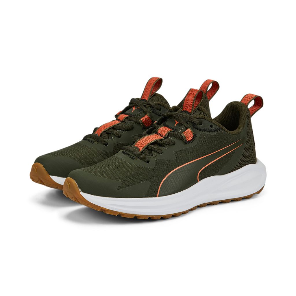 Puma Twitch Runner Trail Jr 3775810002 (4.5/forest night-nasturt)