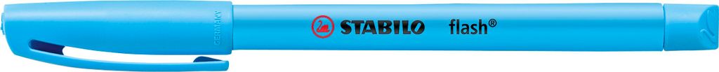 Textmarker - STABILO flash - Einzelstift - blau