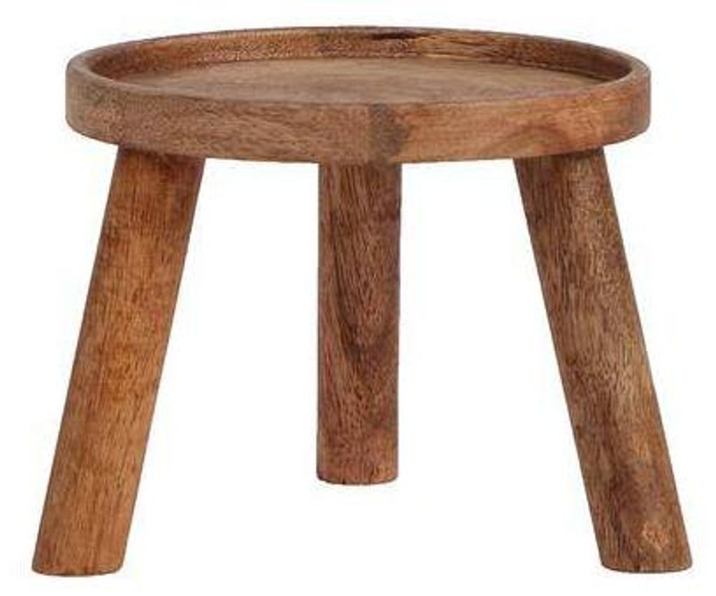 Pflanzenständer Holz Moderner Pflanzenhalter Ø12cm Zimmerpflanze Grünpflanze