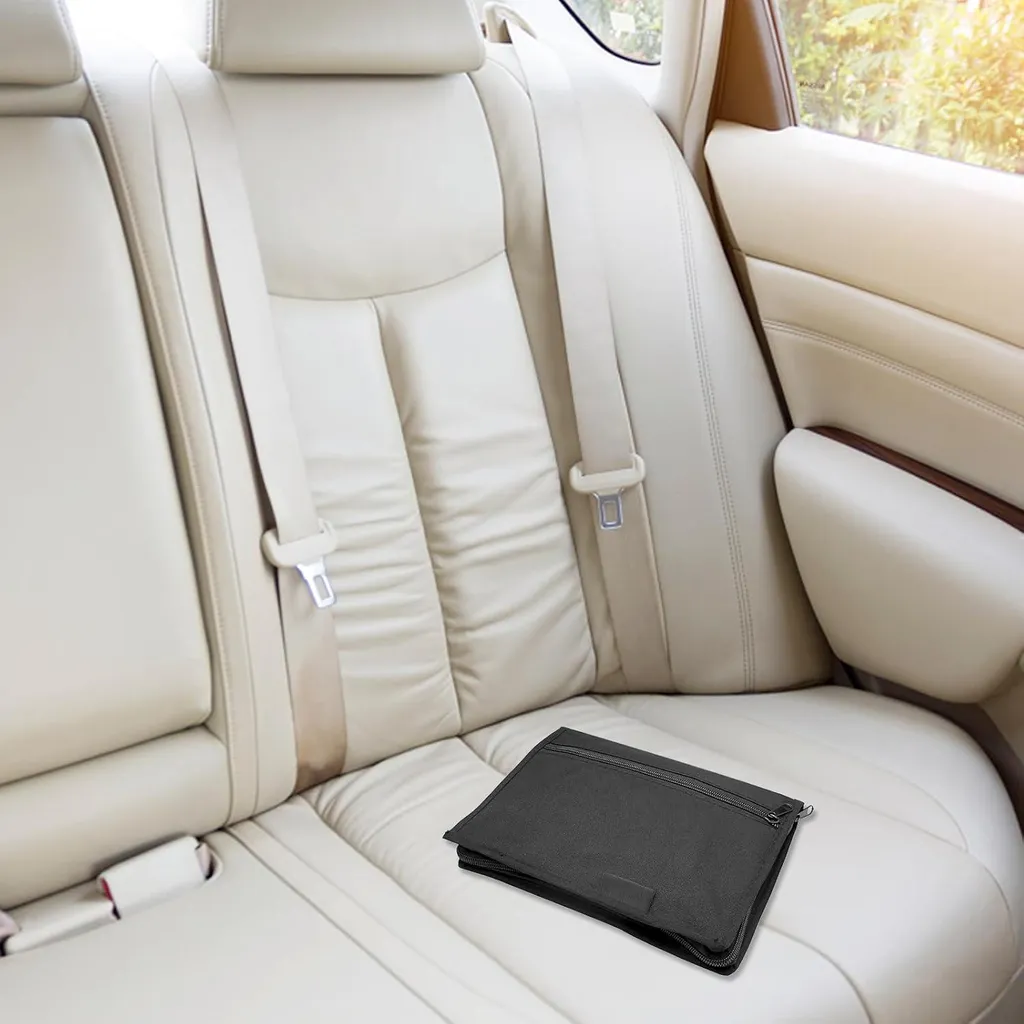 Pochette documents A5 multi-compartiments pour rangement voiture