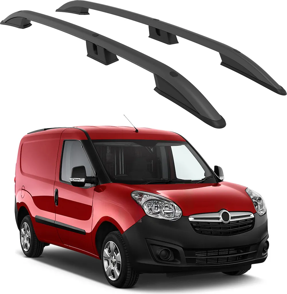 Barre Portatutto Opel Combo D SWB 2012-2018 Turtle Air - Nero