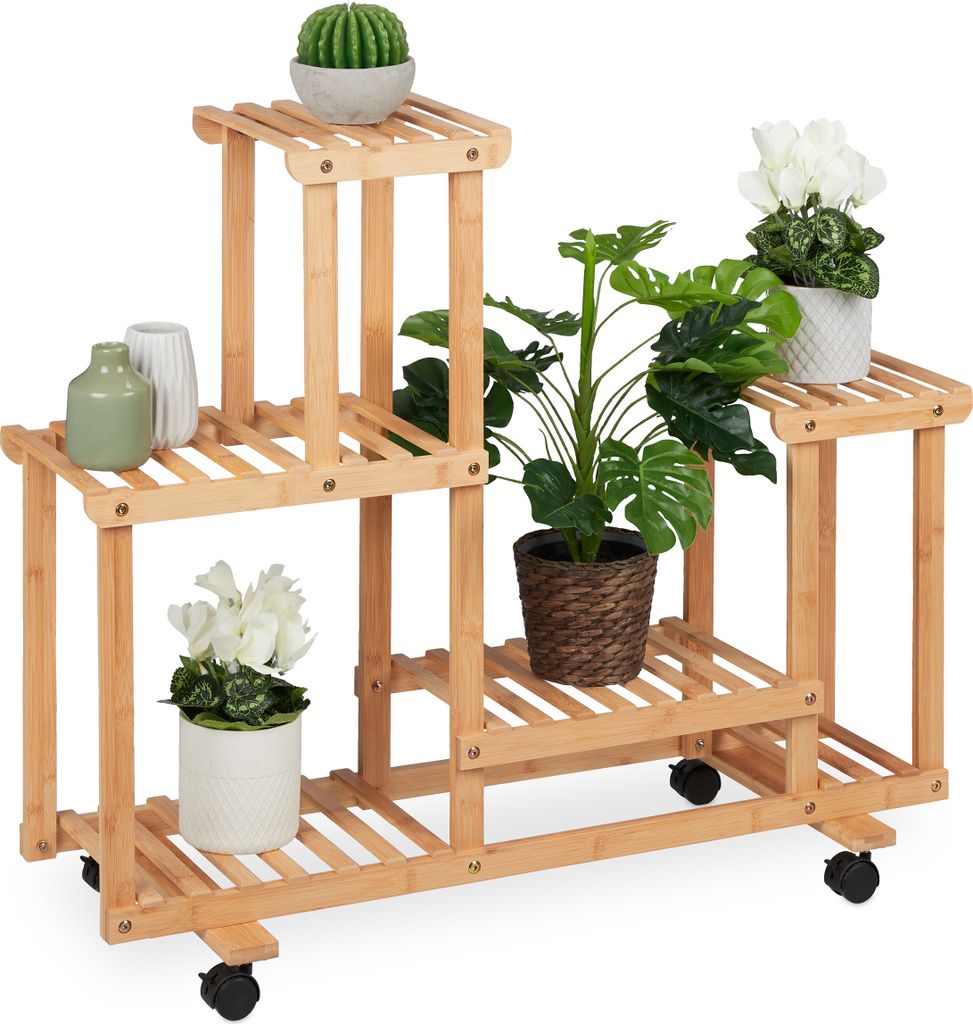Relaxdays 10037578, Wielopoziomowy stojak na rośliny, Zdjęcie produktu 