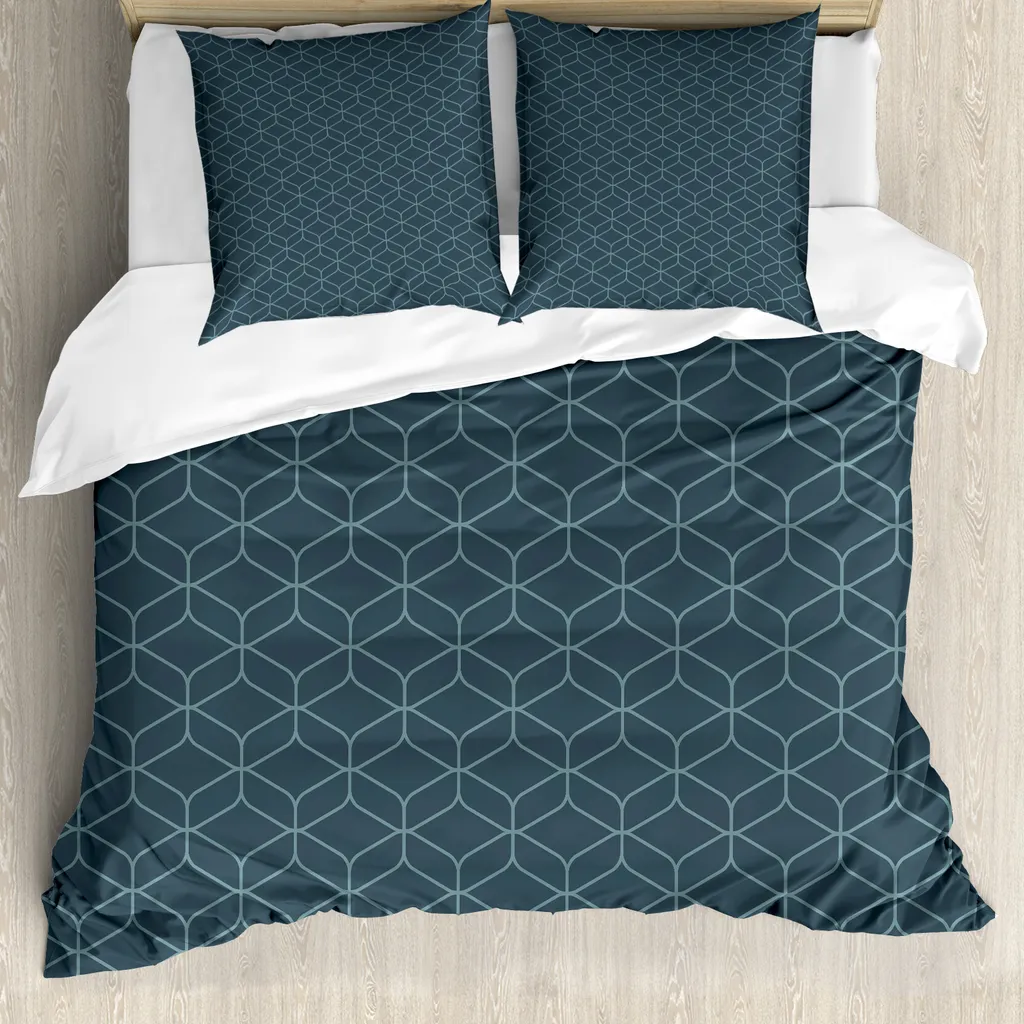 Copripiumino 200x200 ABAKUHAUS Blu Ardesia - Miglior Prezzo Online