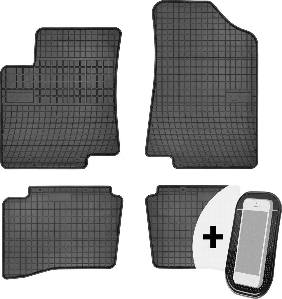 Tappetini in Gomma Kia Rio III 2011-2017: Resistenza Estrema All-Weather
