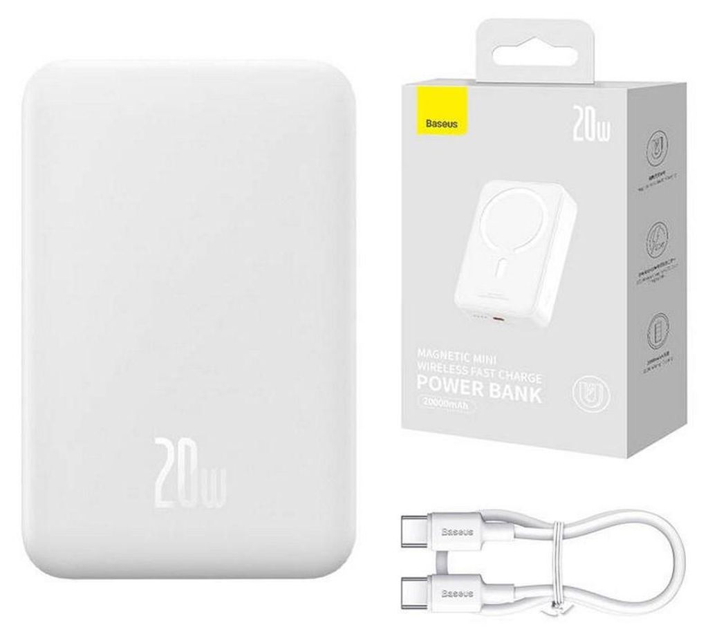 Baseus Magnetic Mini, 20000 mAh, Power Delivery, Bezdrátové Obrázek produktu 