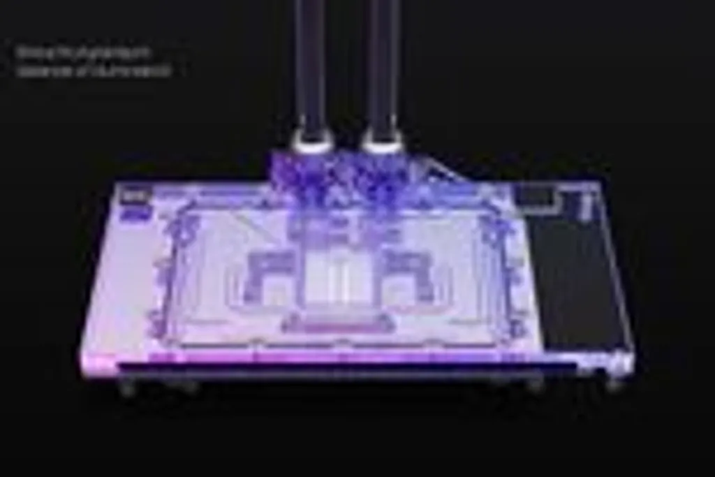 Bloc Aurora pour RTX 4090 AMP avec Éclairage ARGB et Cuivre Nickelé Alphacool