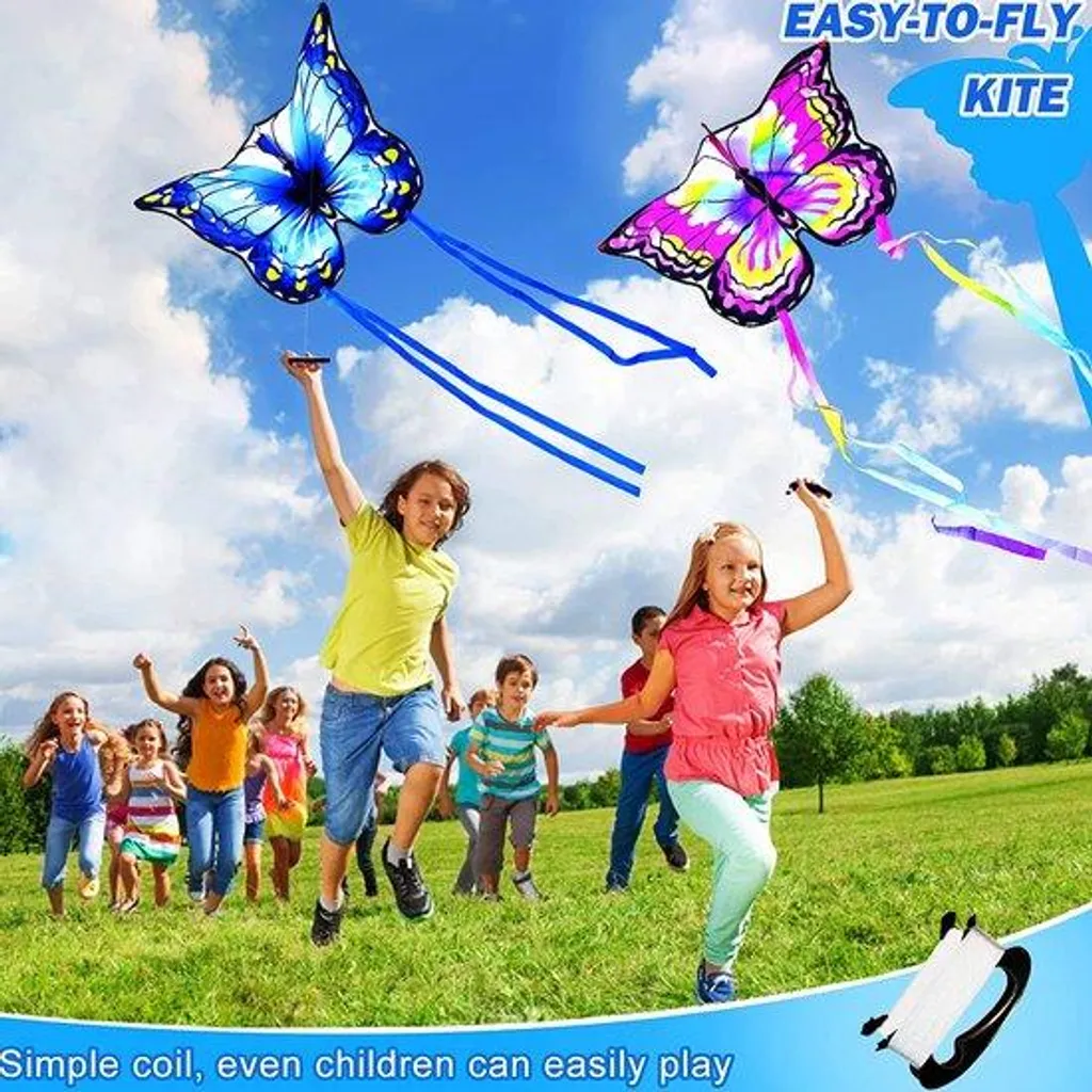 Cerf-volant incassable pour enfant qui vole facilement même par vent faible