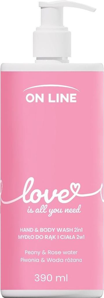 Mydło w płynie On Line Love 390 ml