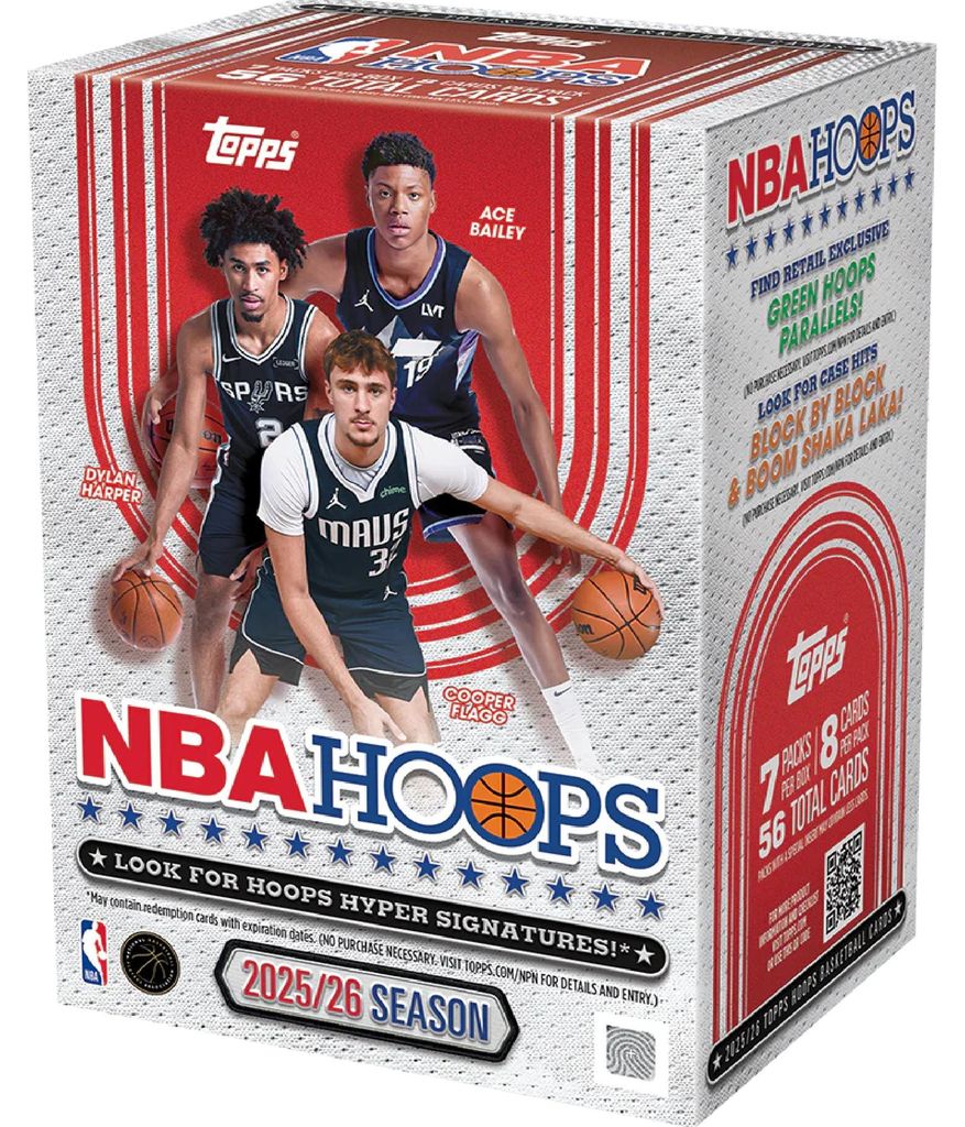 2025-26 Topps NBA Hoops (Value Box) Produktbild 