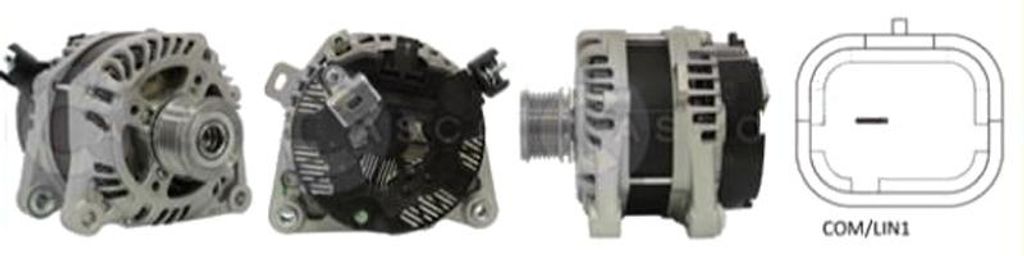 CASCO CAL35408AS Lichtmaschine Generator LiMa 220A 12V für Produktbild 