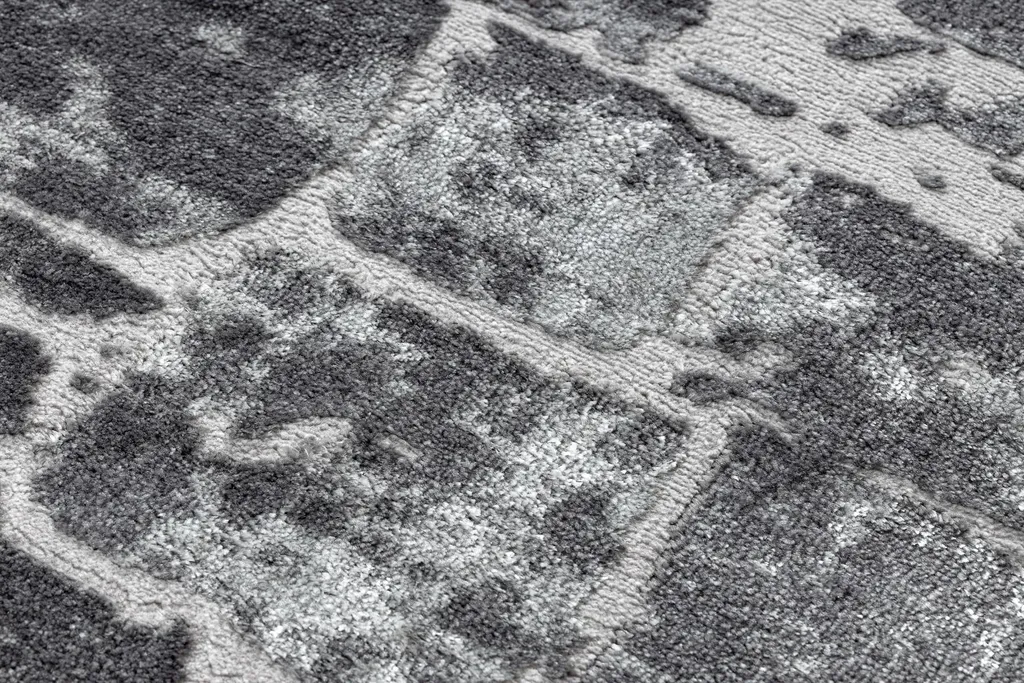 Tapis Structural Double Molleton Gris MEFE 6184 Motif Géométrique - 4