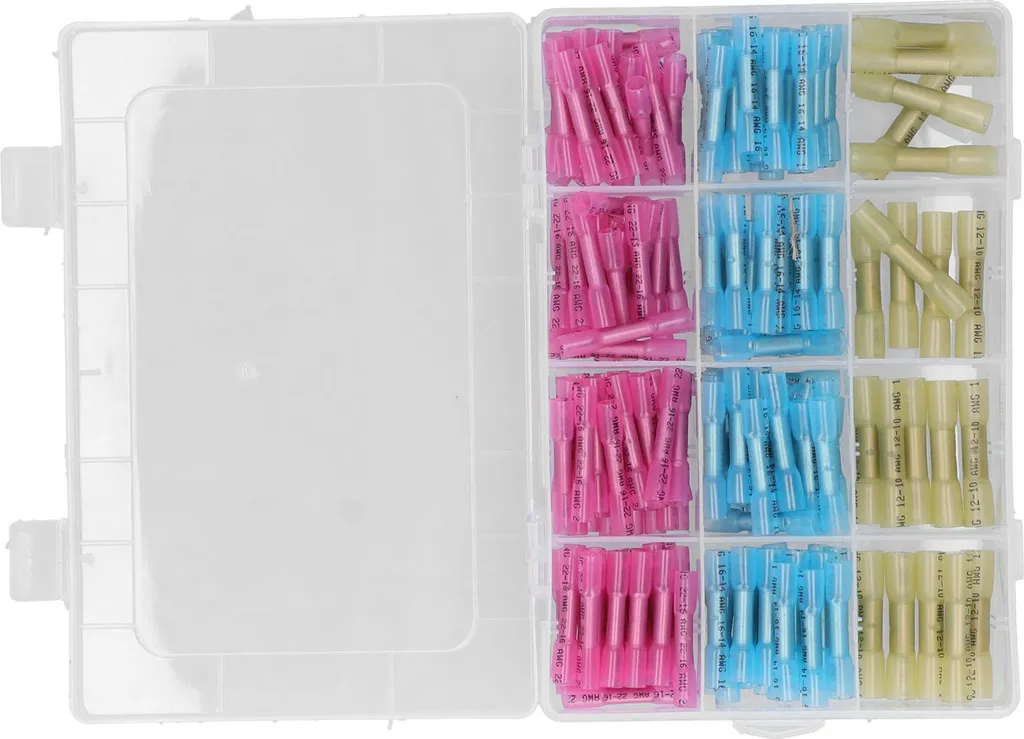 Gaines de Jonction Étanche 200pcs : Kit de Connecteurs à Sertir Pro