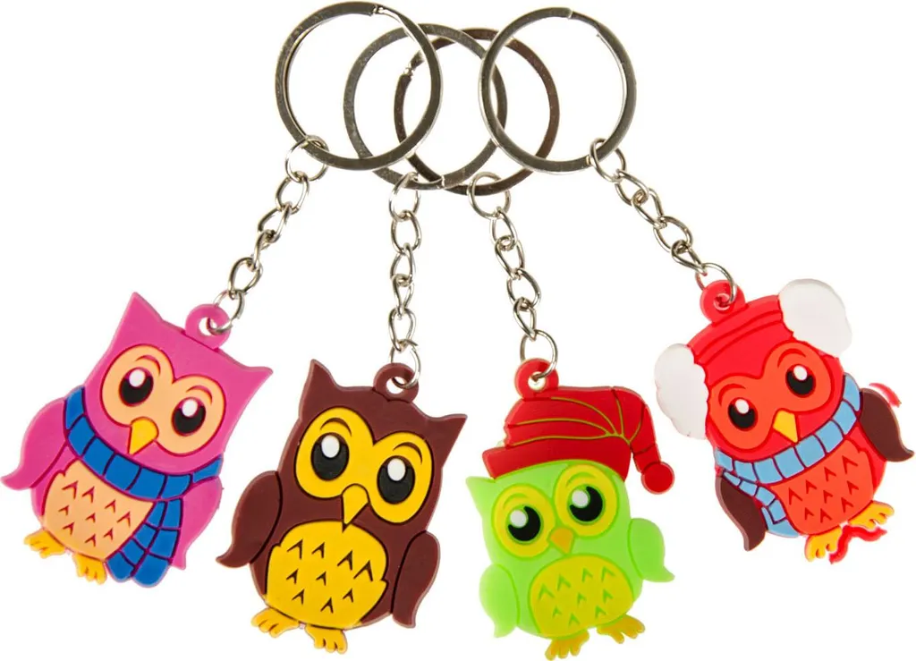 Portachiavi Duckiez Gufo - Simbolo Portafortuna Laurea e Regalo Originale