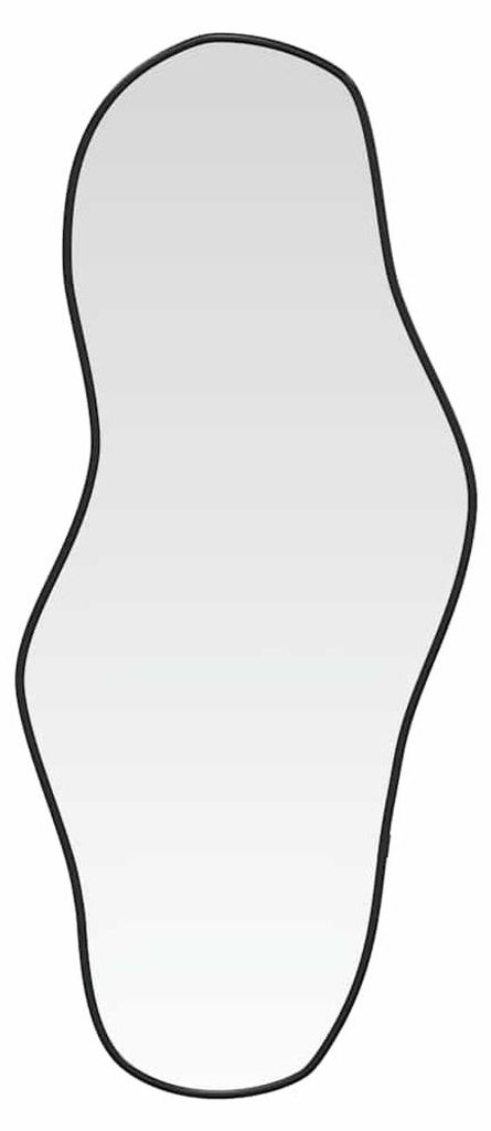 vidaXL Wandspiegel Schwarz 80x35 cm Produktbild 
